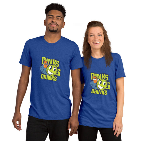 Dinks & Drinks Tri-Blend Short sleeve t-shirt