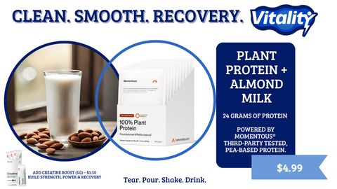 Momentous Plant Protein + Creatine Boost On The Go