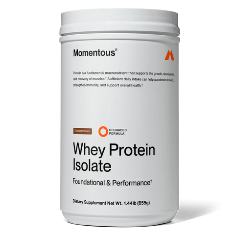 Momentous Grass Fed Whey Protein Isolate Powder