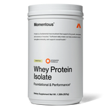 Momentous Grass Fed Whey Protein Isolate Powder