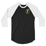 DHF Logo 3/4 sleeve raglan shirt