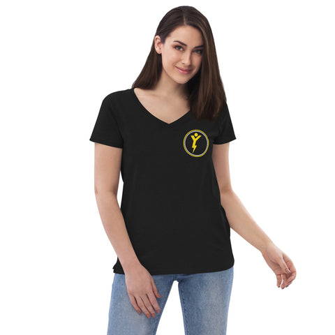 DPR Women’s recycled v-neck t-shirt